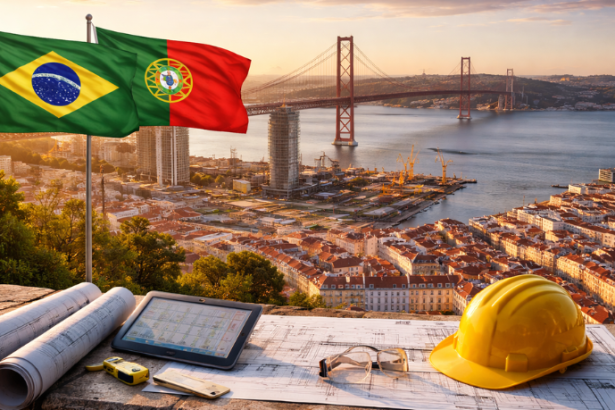 A agenda estratégica em Portugal reforça o avanço da engenharia brasileira na Europa. Paulo Roberto Gomes Fernandes destaca a expansão internacional do setor.